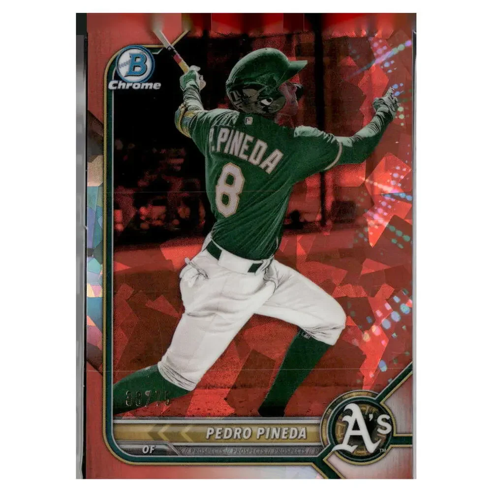 2022 Bowman Chrome Sapphire Edition #BCP-241 Pedro Pineda Prospects Orange #/75